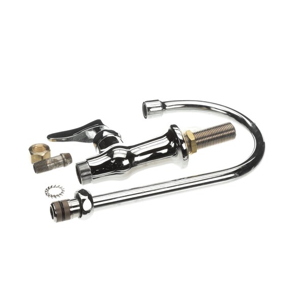 Single Pantry Faucet, Deck Mount, Cerama, Swivel/R